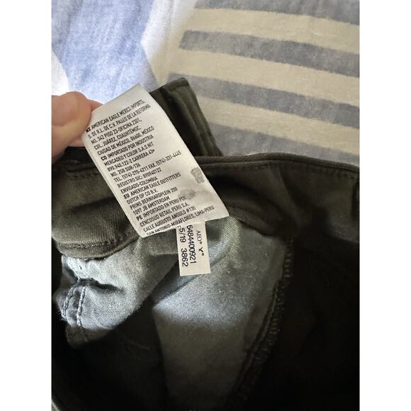 American Eagle Womans Next Level Stretch High-Waisted Camo Jeggings Jeans 14 - Picture 10 of 11